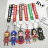 The Avengers Keychain Decorate Your Accessories With Iron Man Spiderman And Captain America Figures