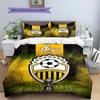Deportivo Chicara FC Pattern Bedding Set Quilt Cover Pillowcase Home Decor Gift (1 * duvet cover + 2 * pillowcase, without core)
