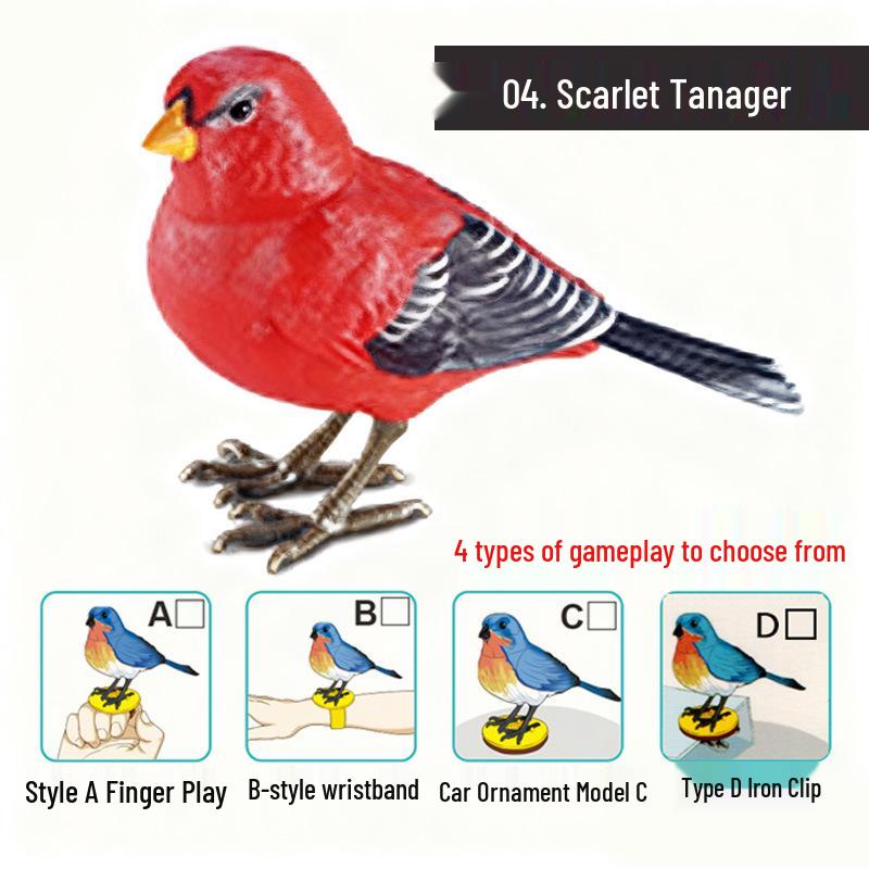 Interactive Singing Knight Bird: Voice-Controlled, Chirping, and Moving Toy for Kids