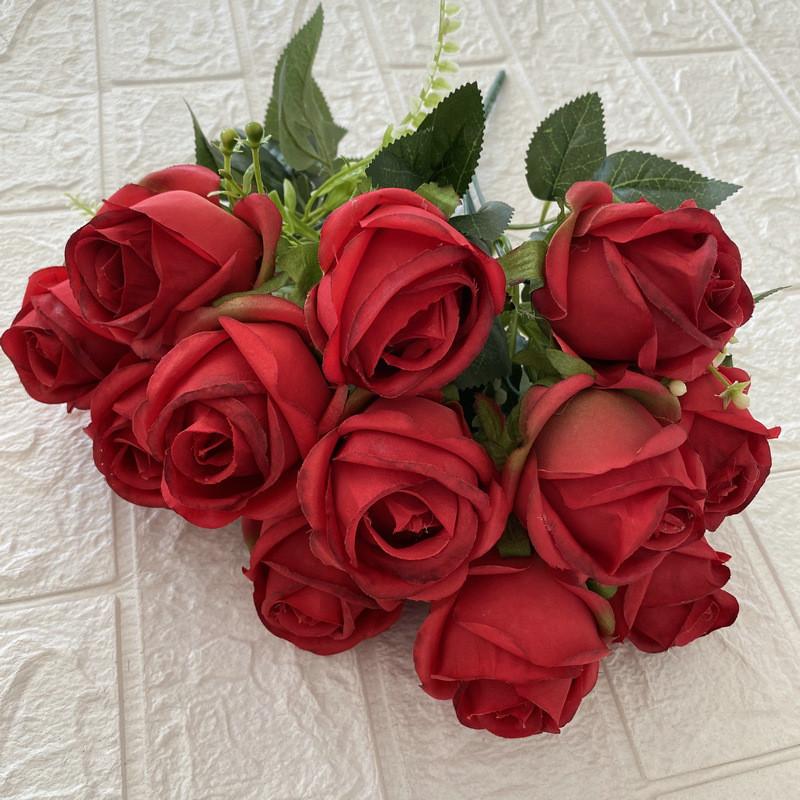 Luxury Artificial Peony Bouquet For Wedding Home Office Flowers Decorations Gift