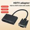 VGA To HDTV Converter With 3.5mm Auditory Support 1080P Resolution VGA Splitter For PC Laptop TV Projectors