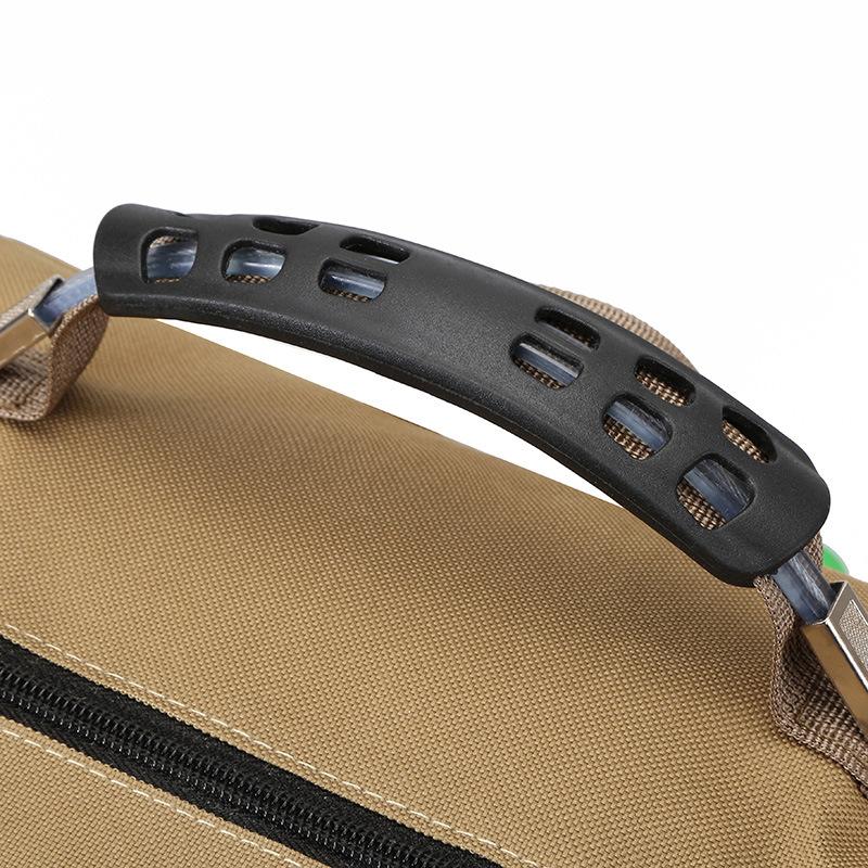 Fashion New Men's Multi-functional Canvas Backpack Waterproof Lightweight Travel Backpack Outdoor Breathable Wear-resistant Sports Backpack