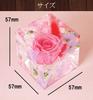 Crystal Herbarium, Pink X 1, Flower Gift, Present, Flower Cube, Rose, Preserved Flower, Artrium, Birthday, Thank You, Celebration, Hardens