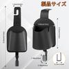 JEYODA Car Drink Rear Seat Seat Luggage Cup Smartphone Drink Storage Car Headrest Car Small Item Easy Installation Car Convenient Gadget Holder, Hook,