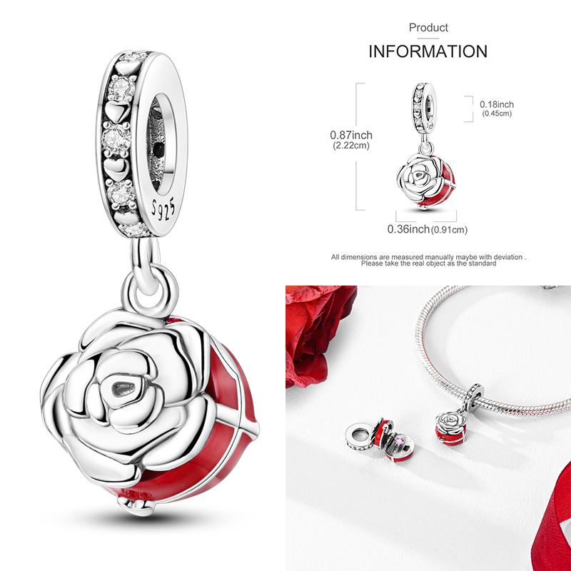 Copper Boy Girl Couple Lovers Beads Charms Zirconium Dangle Fit Original Bracelet Charms Jewelry Women Diy