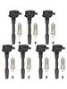 7xIgnition Coils Spark Plugs UF835 For Ford F150 Truck V8 5.0L 2018-2021