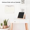 SKYDUE Wall Calendar 2026-2027, 18 Months Calendar from Jan. 2026 To Jun. 2027, 8.5 X 11 Simple Small Calendar Planner with 280 Stickers