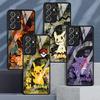 Cool Anime Pokemon Luxury Phone Cover Glass Case for Samsung Galaxy S25 Ultra S22 S21 S24+ S23+ S25+ S20 FE S23 Plus S24