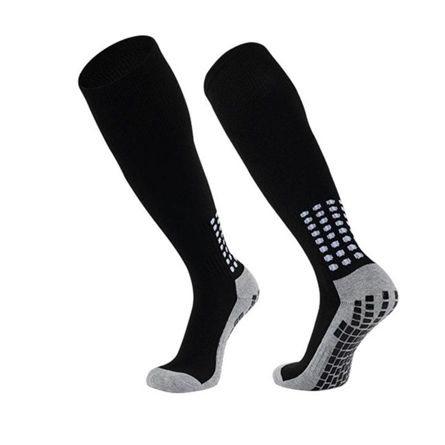 2Pairs Men Women Knee High Long Grip Socks for Men Women Sports Football Basketball Baseball Rugby Soccer