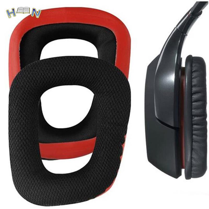 2pcs Ear Pads Earpads Cushions Cover Earmuffs For Logitech G35 G430 G432 G332 G930 F450 Headphone Earpads Headphones Accessories