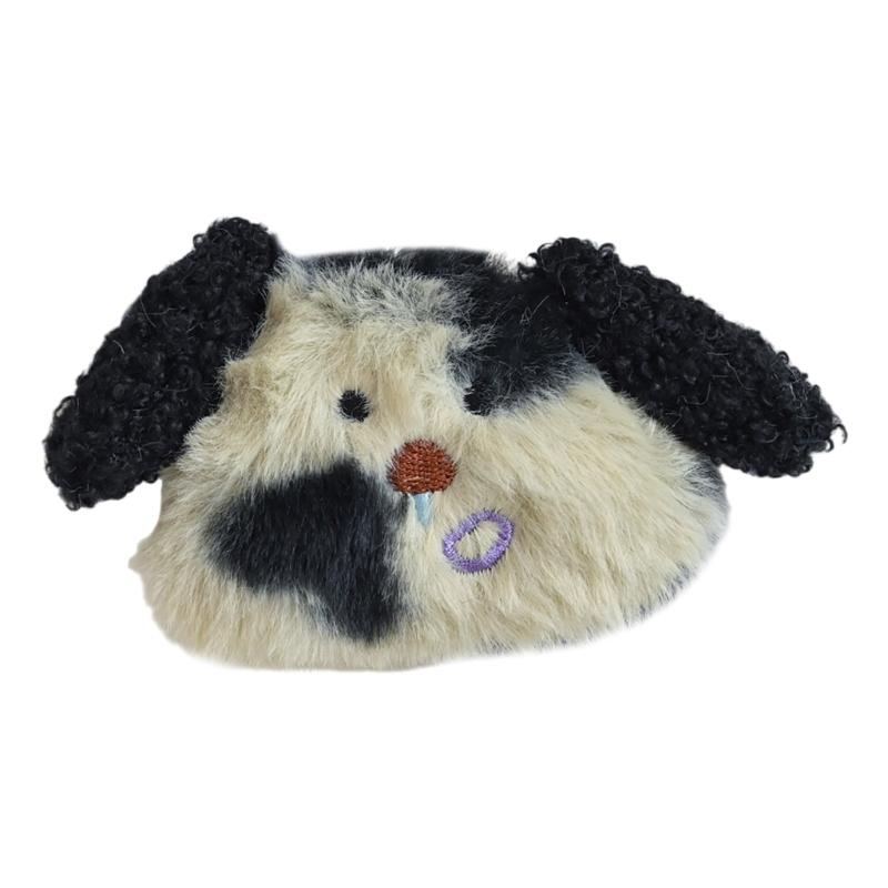 Adorable Plush Scruffy Dog Brooch Pin Adds Fun To Outfits with Soft and Comfortable Dog Key Pendant Perfect for All Ages