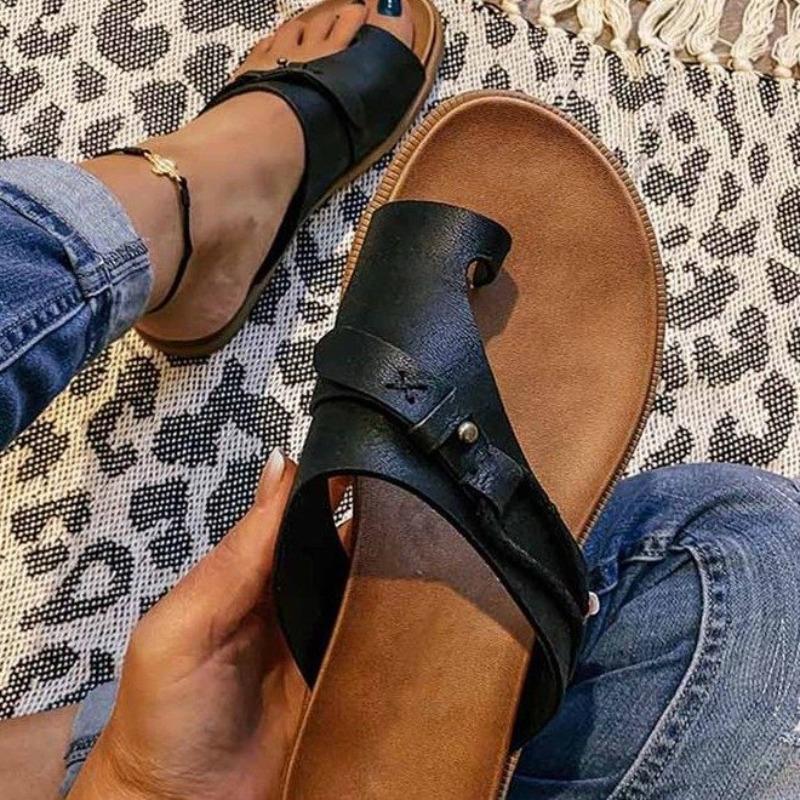 Women's Summer Flat Sandals New Birkenstock-Style Flip Flops for Beach Outdoor Wear