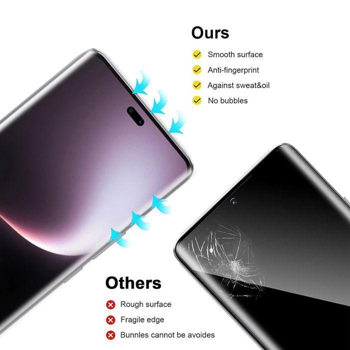 2 Verres Trempés Intégral et 2 Vitres Caméra pour Honor Magic 7 Lite - Protection Anti-Rayures