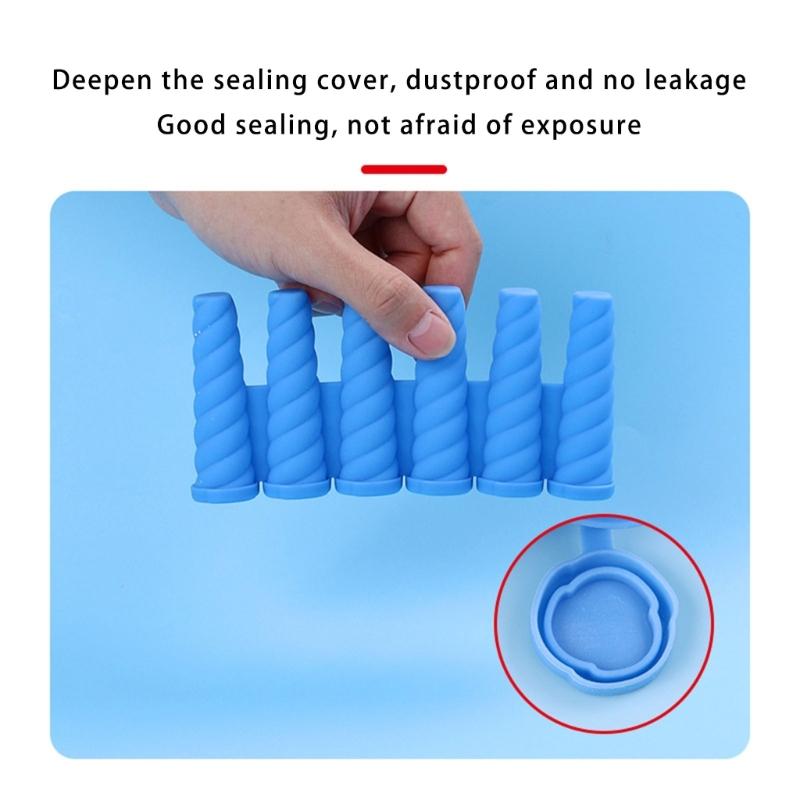 Safe Silicone Ice Lolly Maker for Parent Child Activity Creative 6 Cavity and Single Popsicles Tray Ice Cream Molds