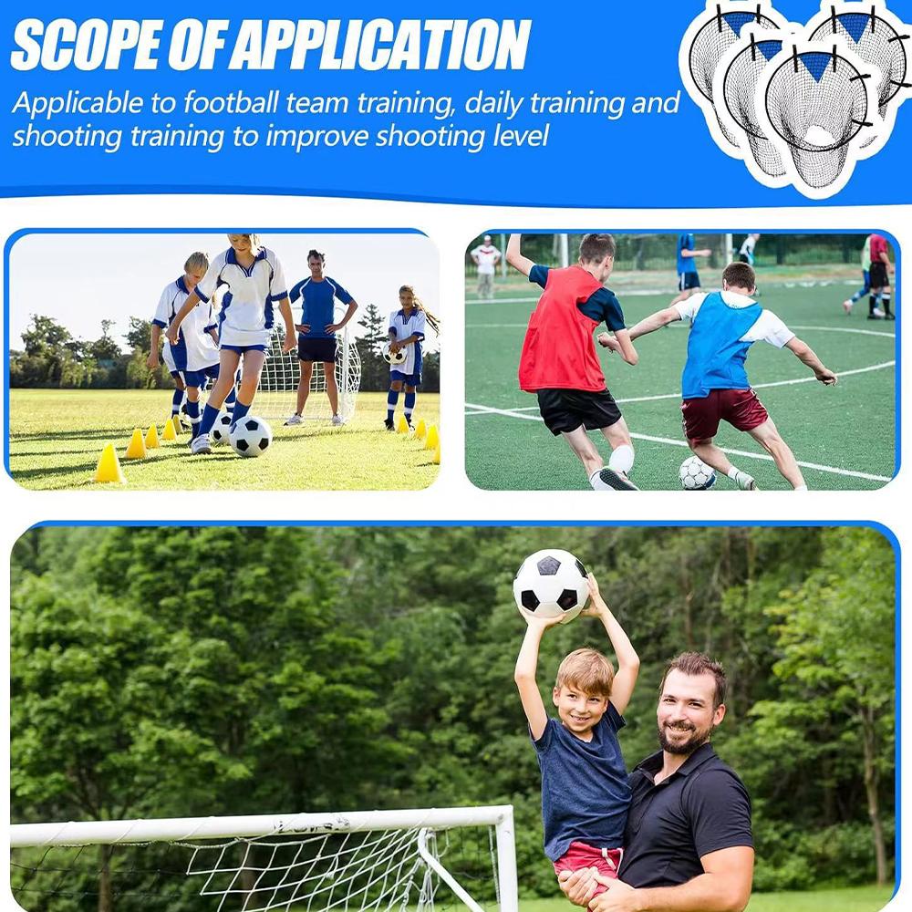 Outdoor Football Goal Net Bag Football Practice Training Target Free Kick Shooting Target Youth Practice Shooting Target