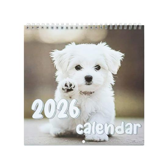 2026 Wall Calendar Funny Dogs Wall Calendar Jan. 2026 - Dec. 2026 12-Monthly Planner Gag Gifts for Dog Lovers