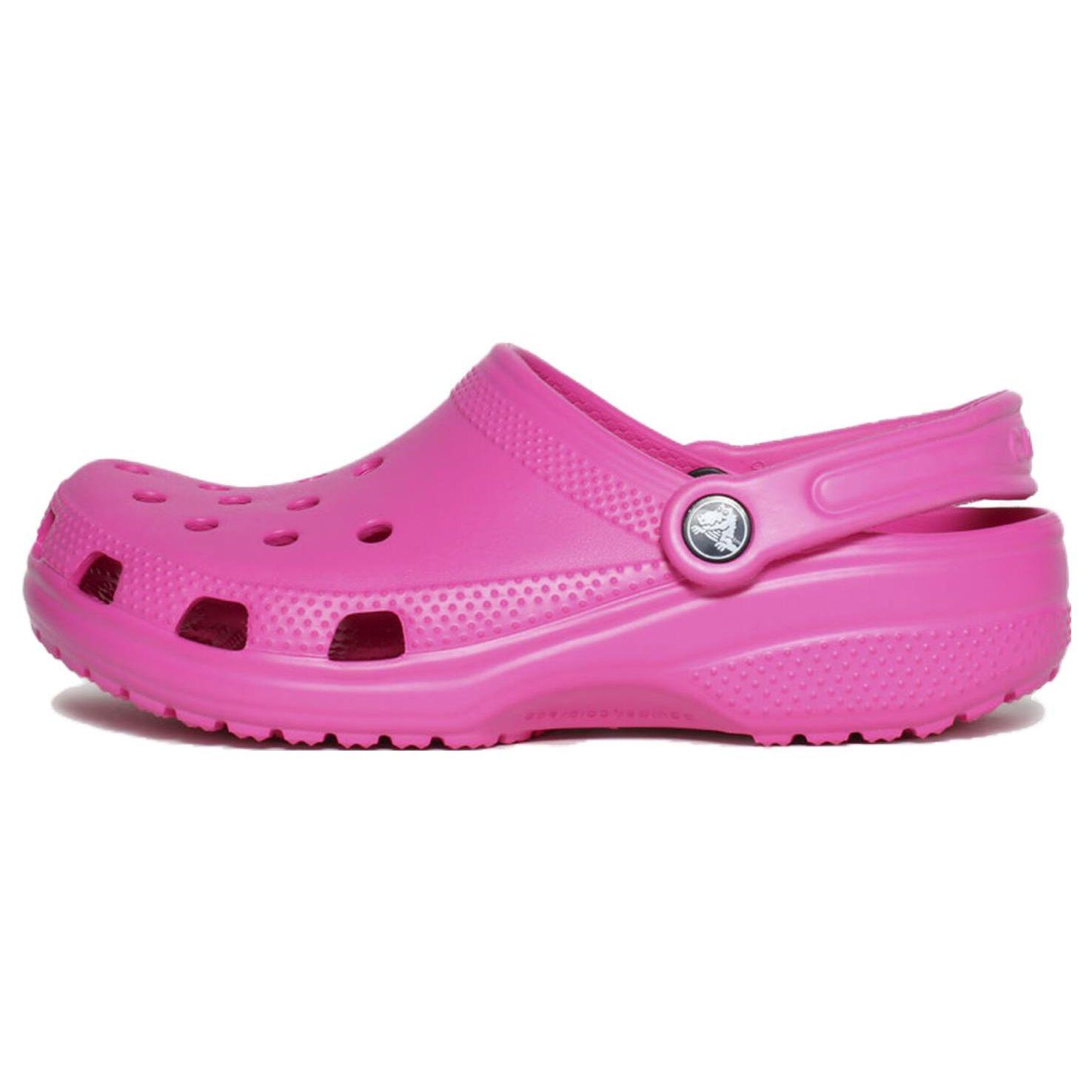 Crocs Классические кроксы из ЭВА, удобные, нескользящие, прочные, женские кроксы, розовые 10001-6UB 36-37