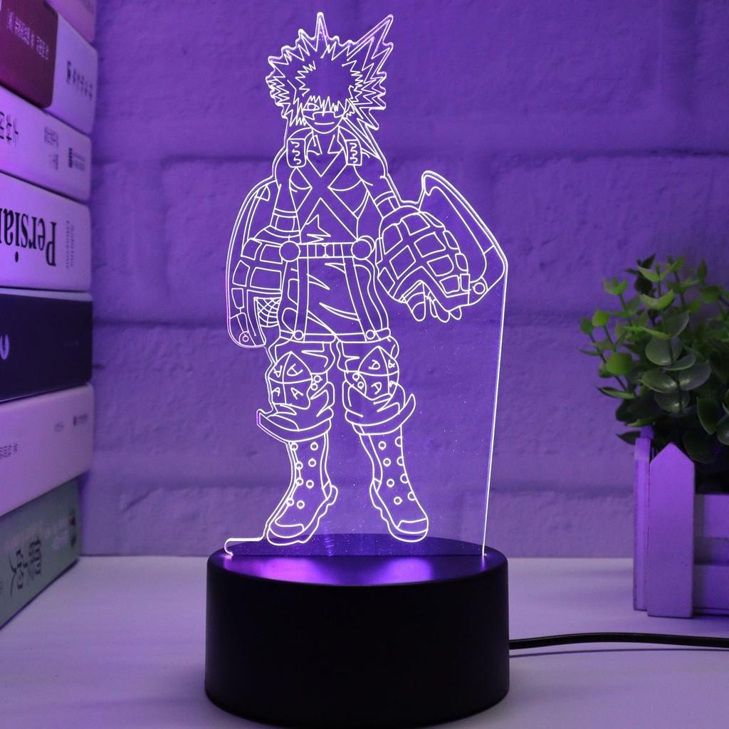 Colorful 3d My Hero Academia Night Light Led Table Lamp For Anime Lovers And Collectors