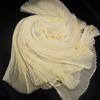 Light Chiffon Wrinkled Cloth Fabric 1 Yard DIY Material New Pleated Organza Fabric  Cloth Sewing