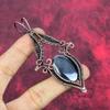 Shungite Pendant Copper Wire Wrapped Pendant Unique Design Jewelry Real Gemstone Pendant Copper Wire Jewelry Gifts for Him Handmade Pendant