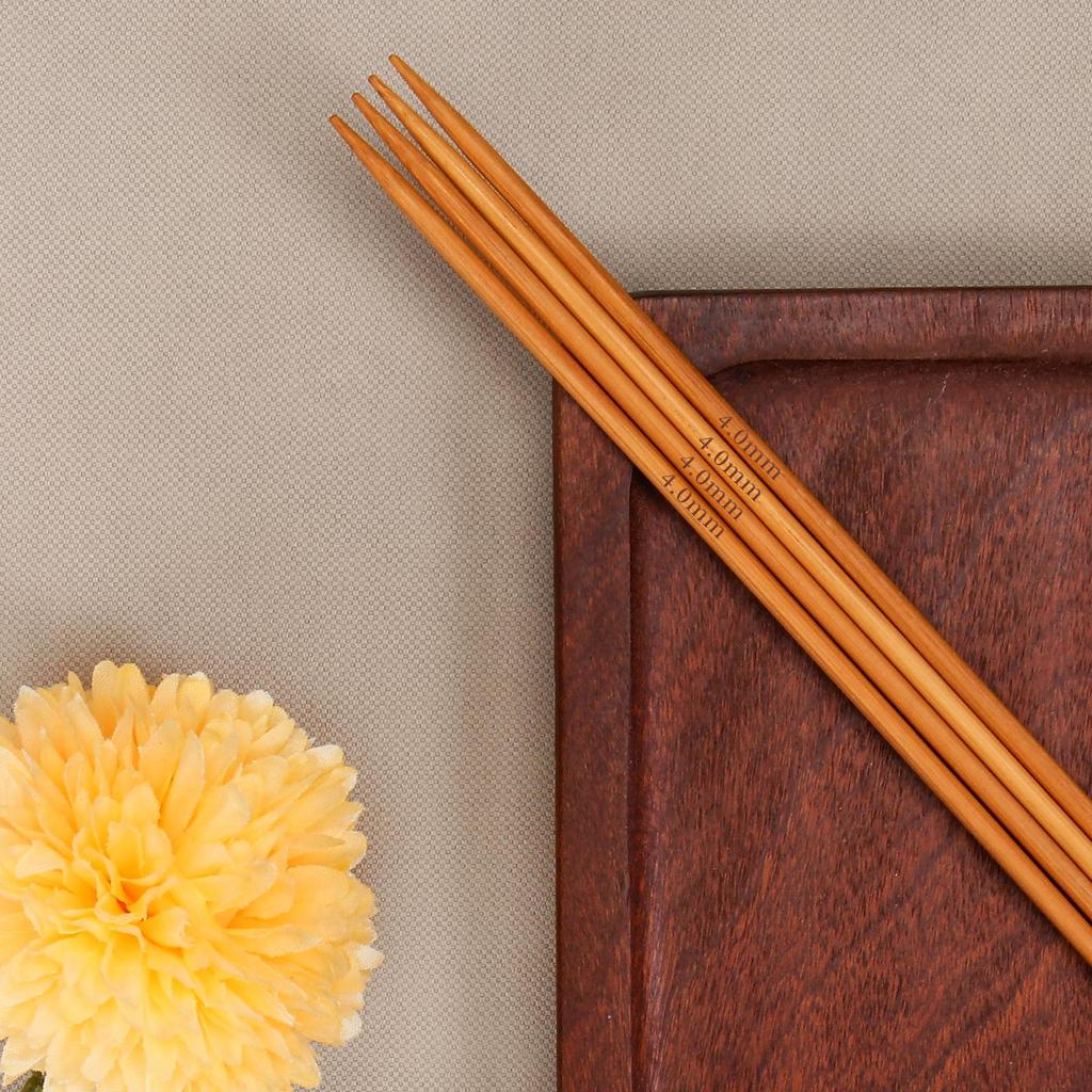 Zestaw bambusowych drutów do robienia na drutach: Pełny zestaw do szalików, swetrów i nie tylko