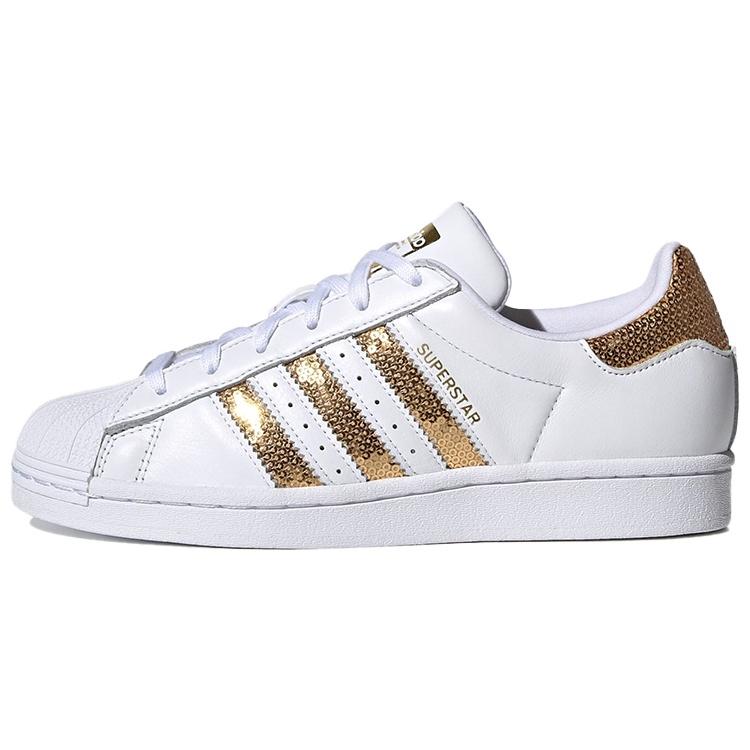 (WMNS) adidas Superstar White Gold Sequins Women s G55658 EU 36⅔