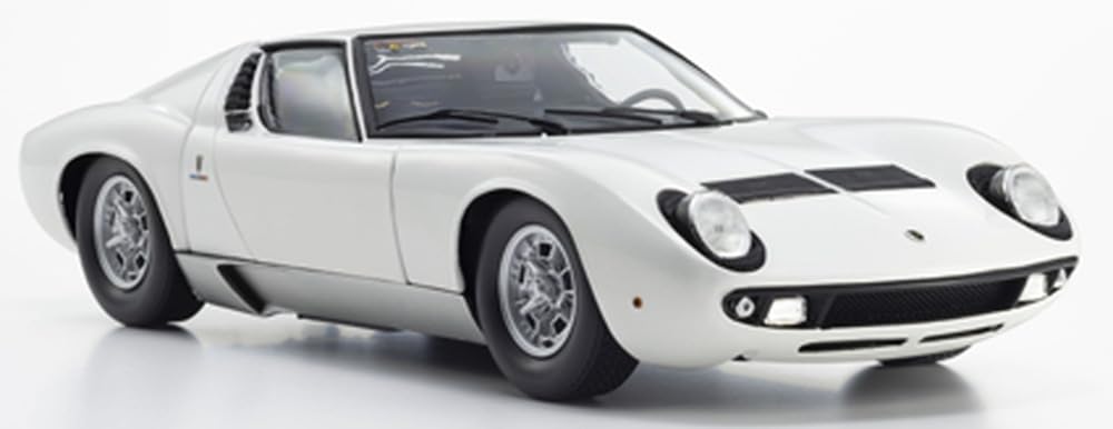 Kyosho Original 1/18 Scale Lamborghini Miura P400 (White) Finished Product KS08314W
