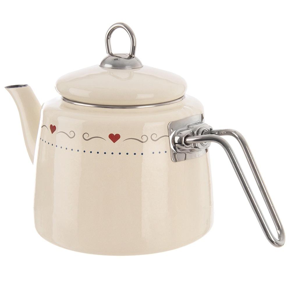 TONCA 1.6 l cream enameled kettle