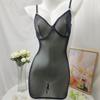 Robe de nuit en dentelle imprimé léopard - Jupe sexy moulante pour femme
