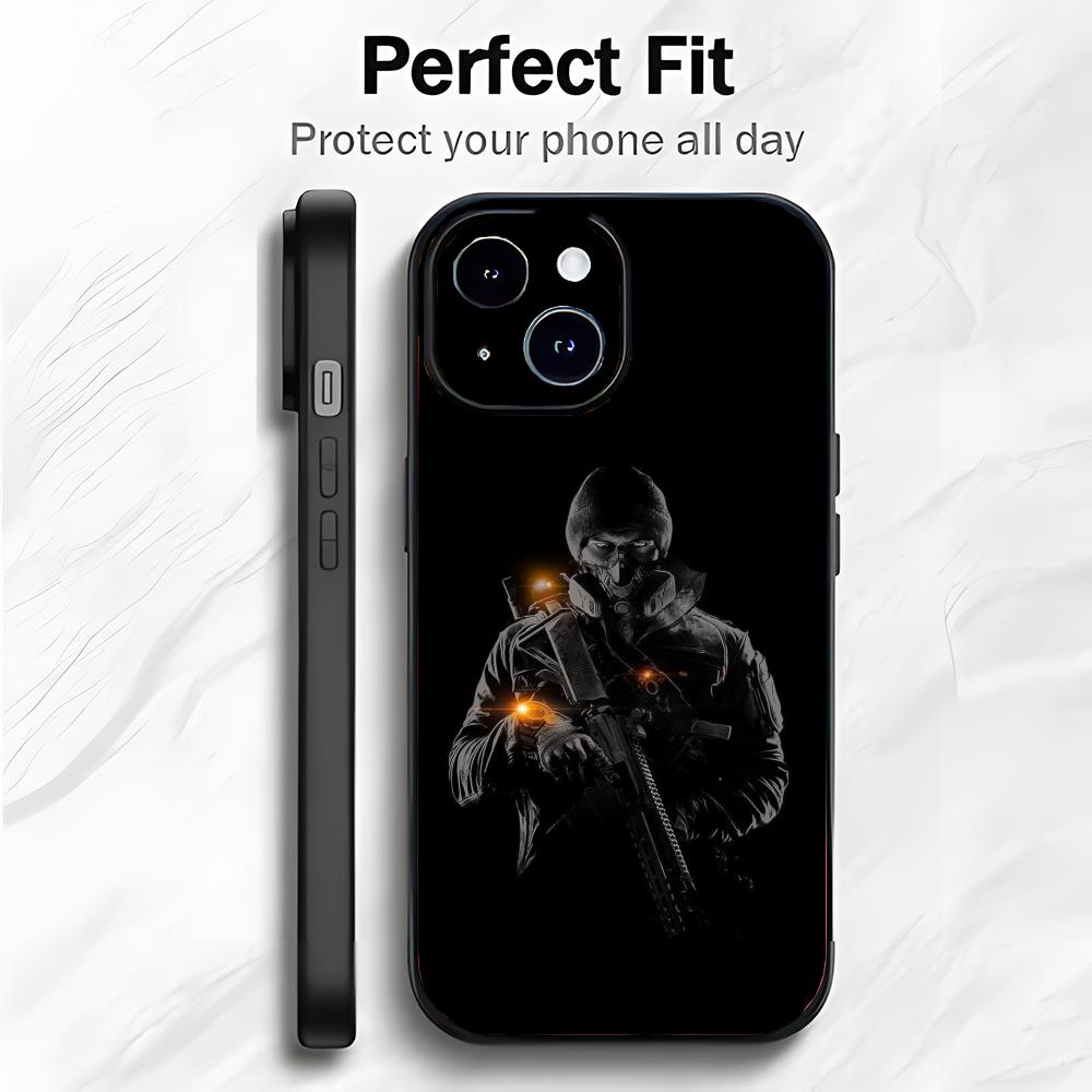 Game T-Tom Clancy's The Division Telefoonhoesje Telefoonhoesje Zachte Verpakking Lichtgewicht Voor iPhone17 16 15 14 13ProMax