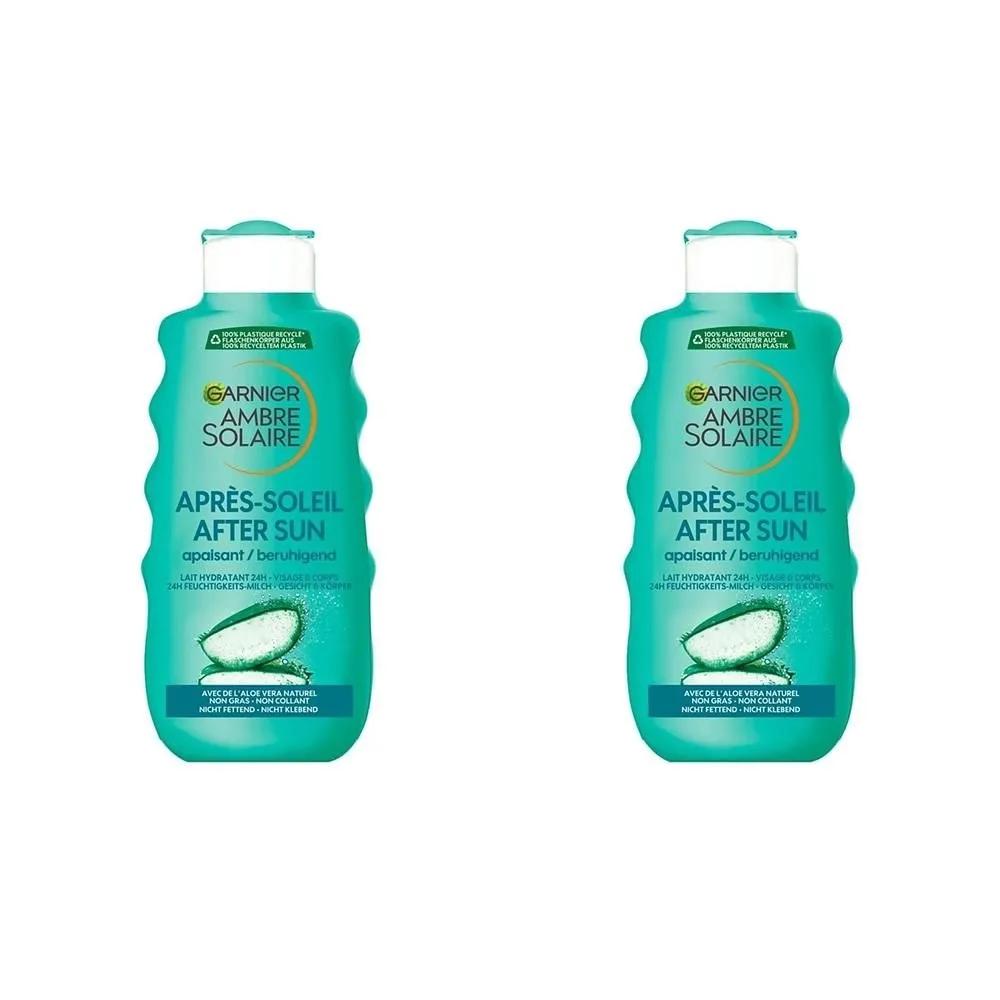 Garnier After-Sun Milk 200ml 2-Pack AMBRE SOLAIRE Moisturizing After-Sun Milk