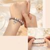 Natural Stone Tree of Life Zebra Stripe Pendant Bracelet Gift Set