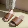 Linen Slippers Men's New Summer Indoor Home Breathable Sweat-absorbing Silent Cotton and Linen Floor Slippers Women