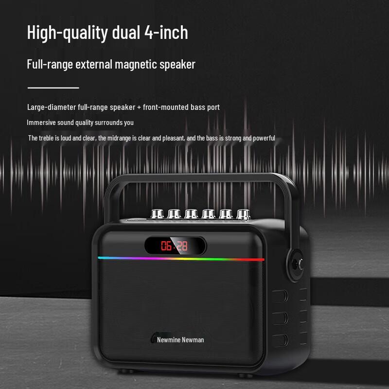 Newsmy K112 Portable KTV Bluetooth Speaker