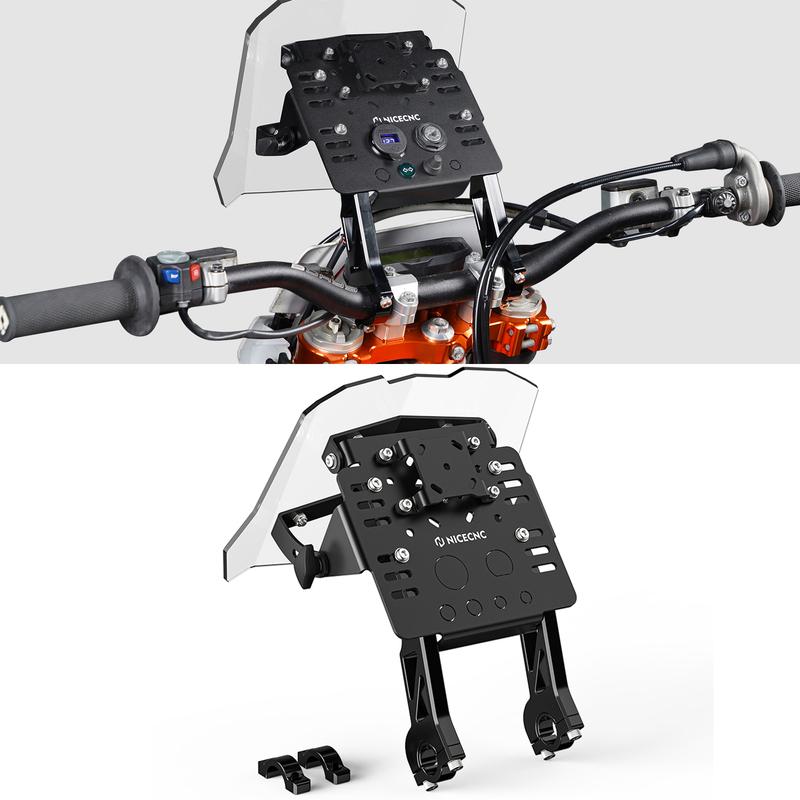 GPS Mount Bracket Mini Fairing Kit For KTM EXC 300 SXF 450 Husqvarna TE 300 GasGas EC 300 Beta RR 300 Honda Yamaha Suzuki Sherco