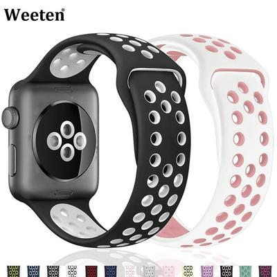 Sports Band για Apple Watch Ultra 2 9 8 7 6 SE 5 4 3 2 1 49MM 38MM Λαστιχένιες ταινίες για Iwatch 4 3 40mm 44mm 41mm 42mm 45mm