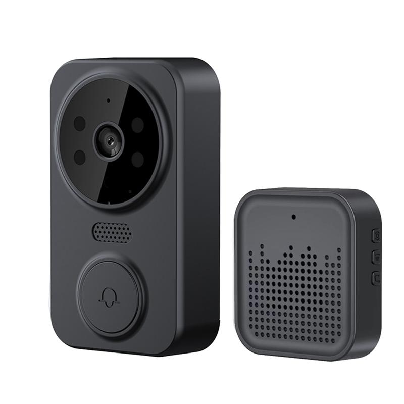 B03B-Tuya Smart Home Doorbell Camera WIFI Wireless Doorbell DC AC Battery Powered Camera Bell Smart Life Doorbell Camera