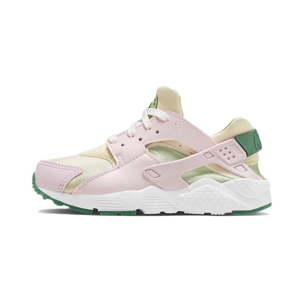 Nike Huarache Run SE Retro Low Top Kids Running Shoes Kids sneaker Pink Green DQ0518-600