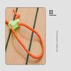 4mm/6mm Outdoor Tent Guyline Ropes with Adjuster Tensioner Camping Accessories Reflective Camping Guy Lines 4M Length