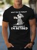 Unisex Crew Neck Tee Dog Coffee Funny Slogan Print Short Sleeve Oversized Male Daily Casual Soft Breathable Basic Loose Wear Tee
