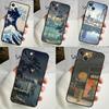 Japanese Style Ukiyo-e Art Case For OPPO Reno 14F 13F 12F 10 11 12 13 14 Pro 8T 7 8 Lite OPPO Find X8 X6 X5 X9 Pro Cover