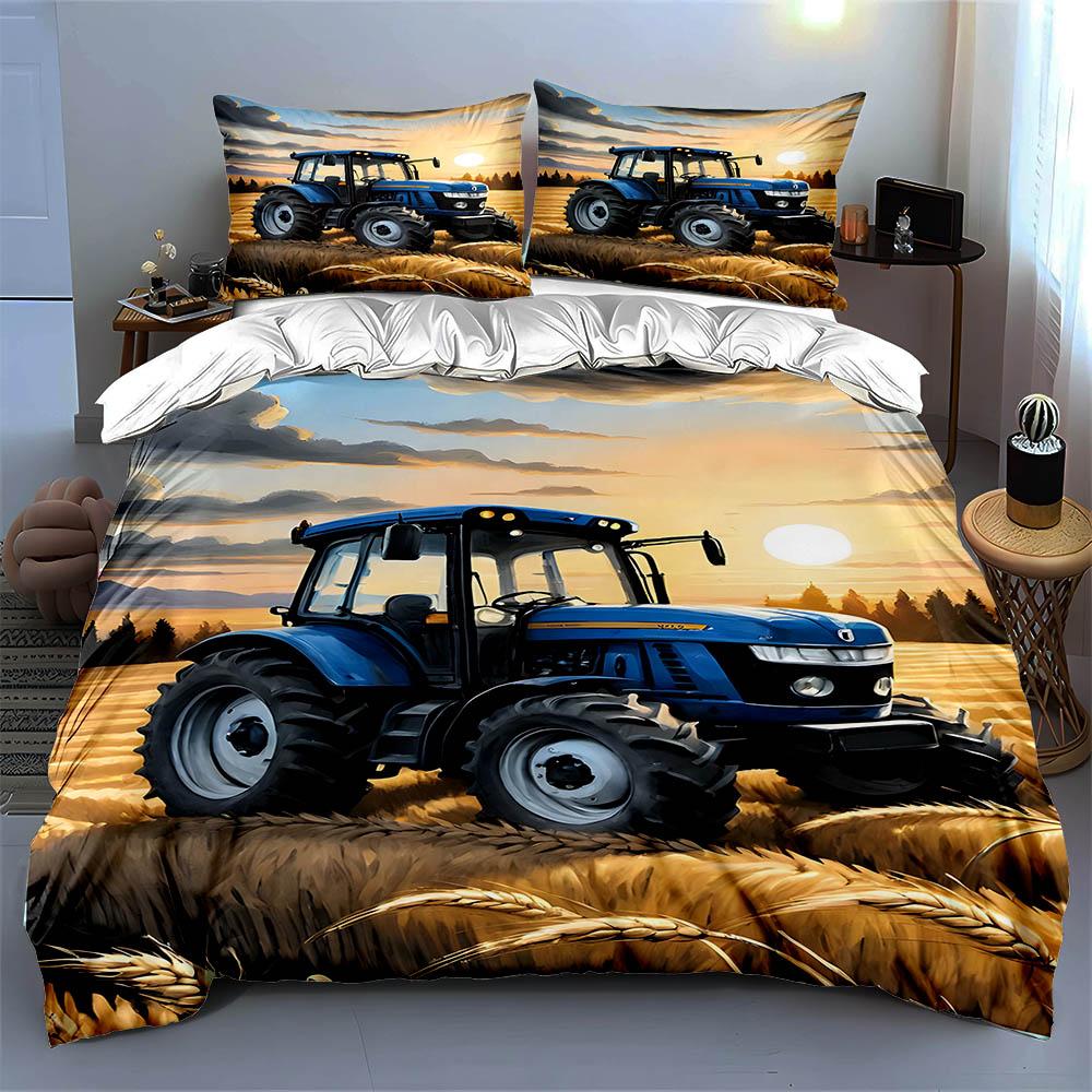 Golden Wheat Field Bedding Duvet Cover Sets Duvet Covers Pillowcases Gifts (1 * Duvet Cover 2 * Pillowcases, Without Duvet Insert)