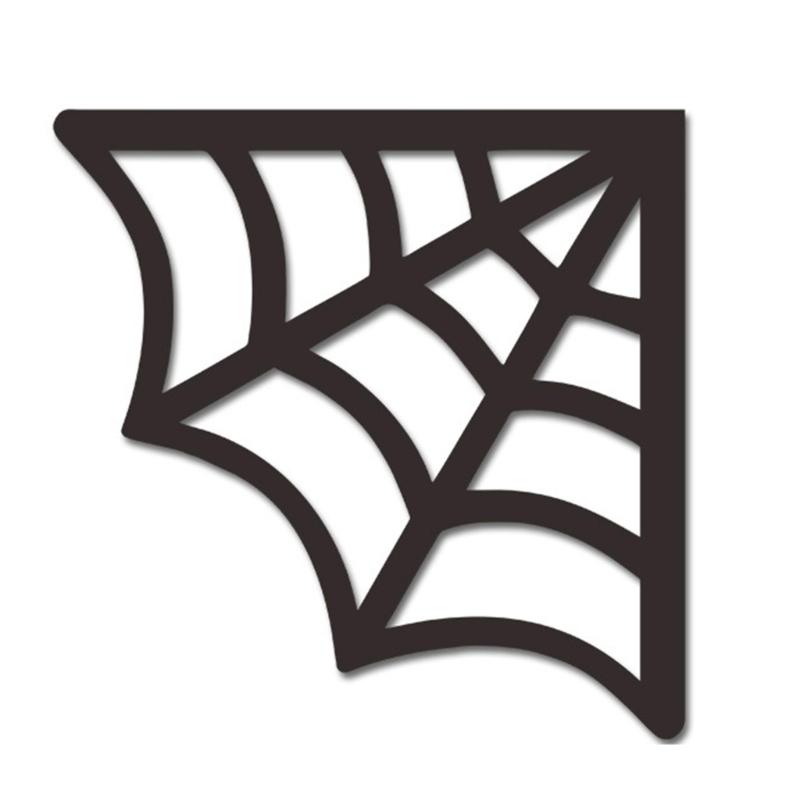 

Halloween Door Corner Sign Decoration,Spiders Web Door Frame Decors for Door or Window Corner Halloween Decorations 1