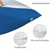 Longboard Surfer Girl Ocean Blue Pillowcase Polyester Linen Velvet Printed Decorative Throw Pillow Case Home Cushion Cover 18"