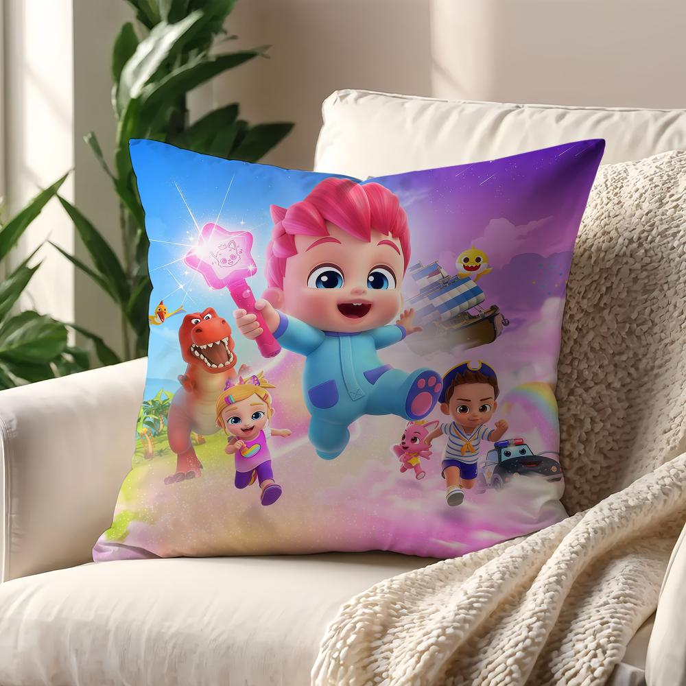 Cartoon B-Bebefinns-S Kawaii Cushion Cover For Pillow Printing Sofa Decoration Home Car Room Coffee Shop Office Nordicsimplicity