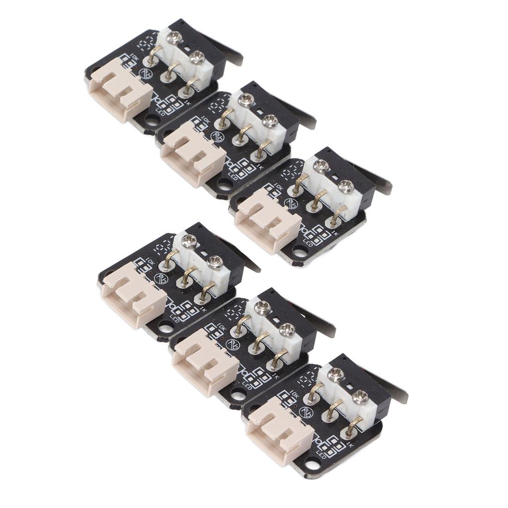 6Pcs Printer Limit Switch 3 Pin N   ON   C Control Durable Better Toughness 3D Printer Parts