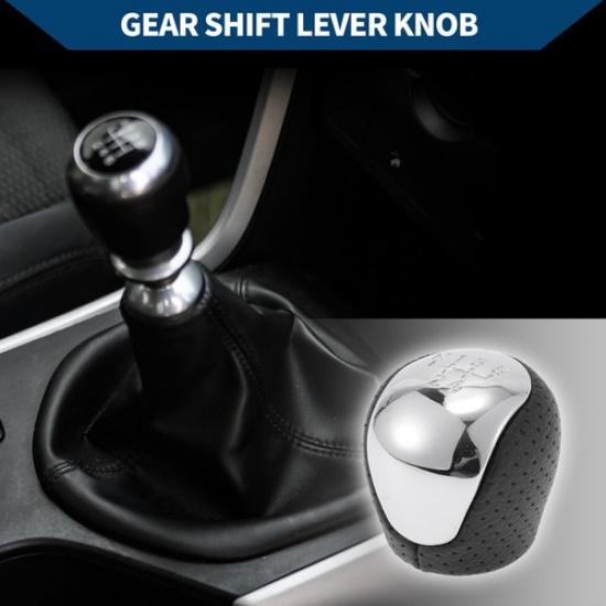 5 Speed Manual Gear Shift Knob for Hyundai Elantra 2009-2012 Faux Leather Black