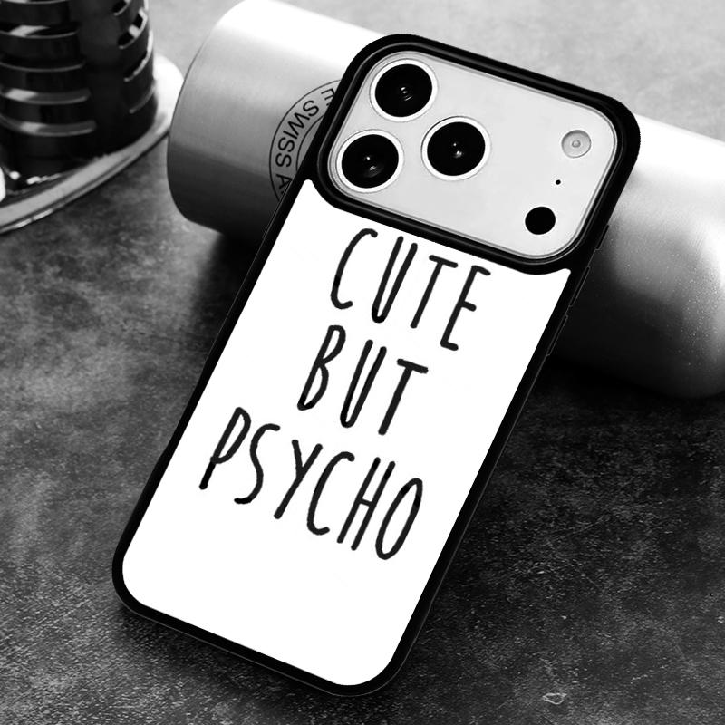 Cut But Psycho Phone Case For iPhone 17 16 15 14 13 12 11 Pro Max Plus 17Air Soft Silicone Cover