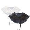 Fashion Scarf Shawl Decoration Embroidered Lapel Clothes Accessories Cloud Shoulder Shirt Fake Collar Blouse False Collar