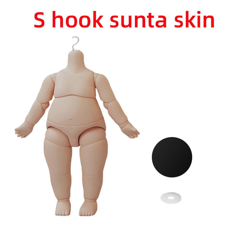 YmY big pear Doll body small 1/6 size S-hook for BJD ob joint Doll Movable body Big Head doll accessories